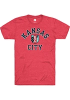 Rally KC Current Red Heart and Soul Short Sleeve Fashion T Shirt