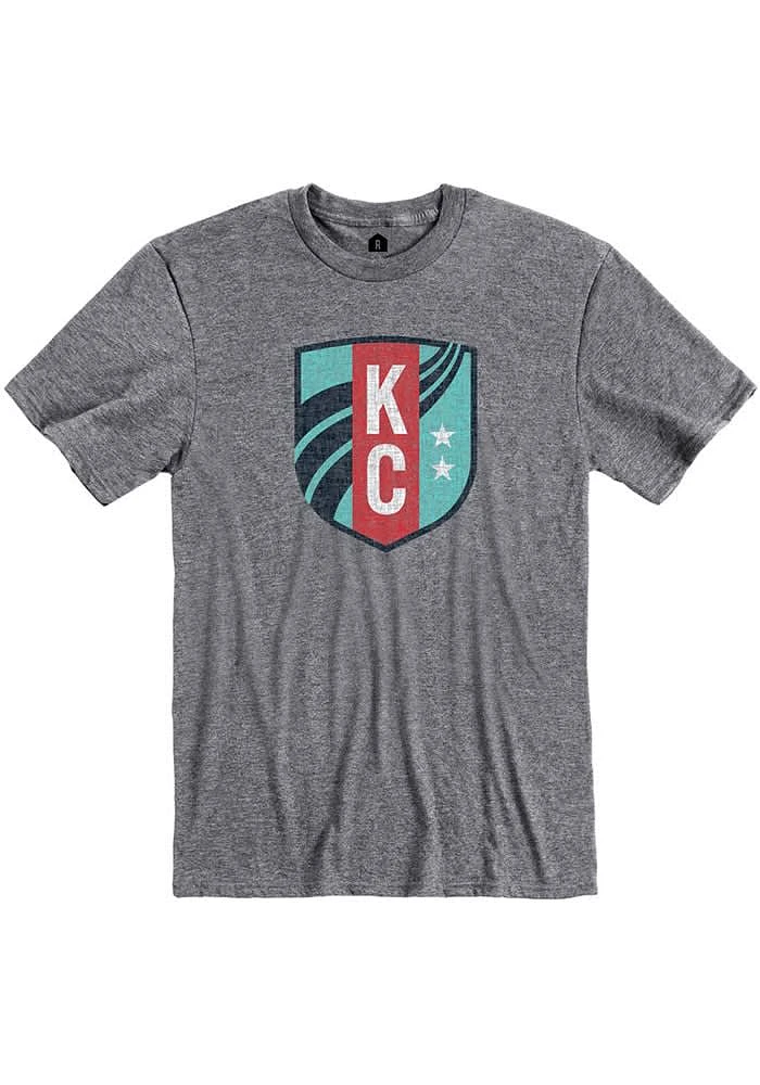 Rally KC Current Graphite Primary Short Sleeve Fashion T Shirt