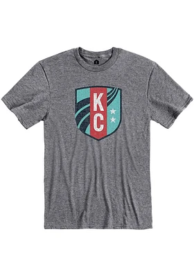 Rally KC Current Graphite Primary Short Sleeve Fashion T Shirt