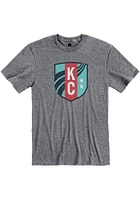Rally KC Current Graphite Primary Short Sleeve Fashion T Shirt