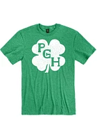 Pittsburgh Green PGH Shamrock Short Sleeve Fashion T Shirt
