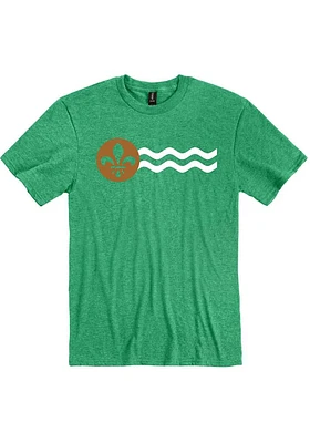 St Louis Green City Flag Short Sleeve Fashion T Shirt