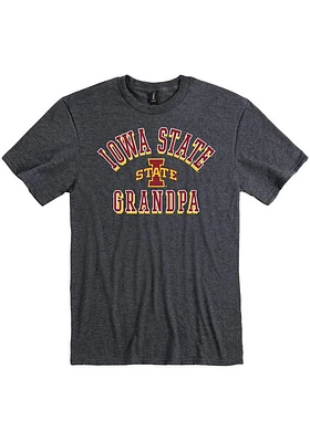 Iowa State Cyclones Charcoal Grandpa Short Sleeve T Shirt
