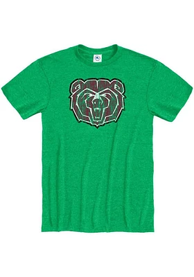 Missouri State Bears Kelly Green Primary Team Logo Short Sleeve T Shirt
