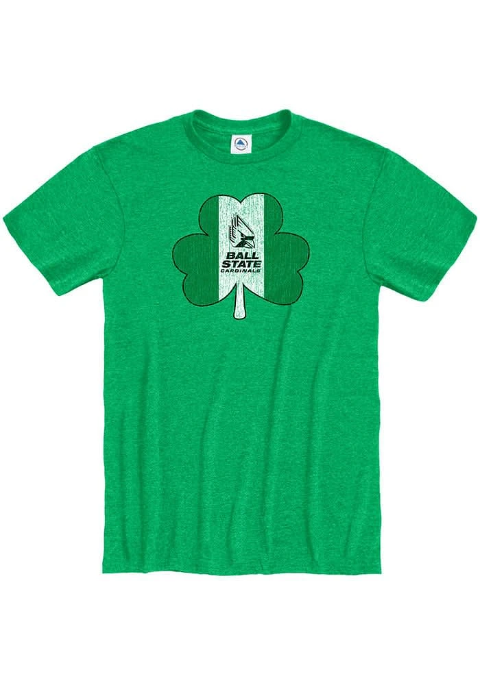 Ball State Cardinals Green SAINT PATRICKS DAY Short Sleeve T Shirt