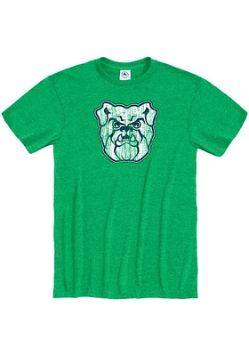 Butler Bulldogs Green Primary Team Logo Short Sleeve T Shirt
