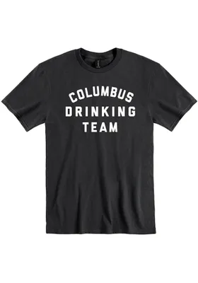 Columbus Drinking Team Black Short Sleeve T-Shirt