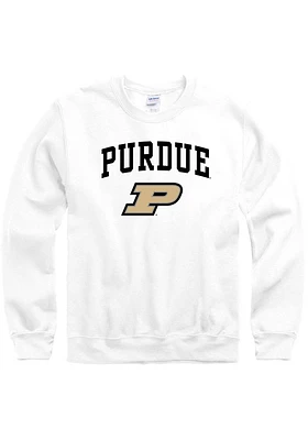 Purdue Boilermakers Mens Arch Mascot Long Sleeve Crew Sweatshirt
