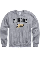 Purdue Boilermakers Mens Arch Mascot Long Sleeve Crew Sweatshirt