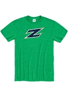 Akron Zips Green Primary Team Logo Short Sleeve T Shirt