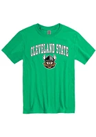 Cleveland State Vikings Kelly Green Arch Practice Short Sleeve T Shirt