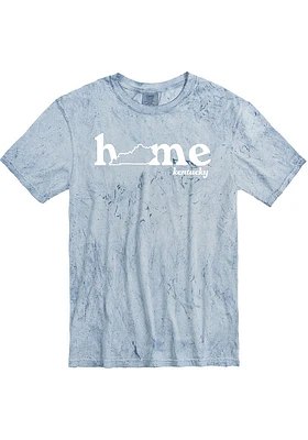 Kentucky Blue Home State Shape Short Sleeve T Shirt