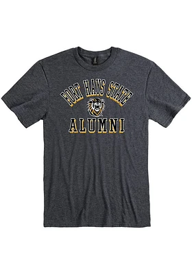 Fort Hays State Tigers Charcoal Alumni Number One Short Sleeve T Shirt
