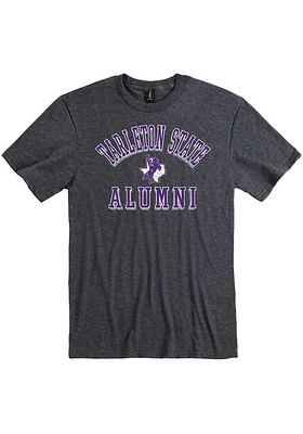 Tarleton State Texans Charcoal Alumni Number One Short Sleeve T Shirt