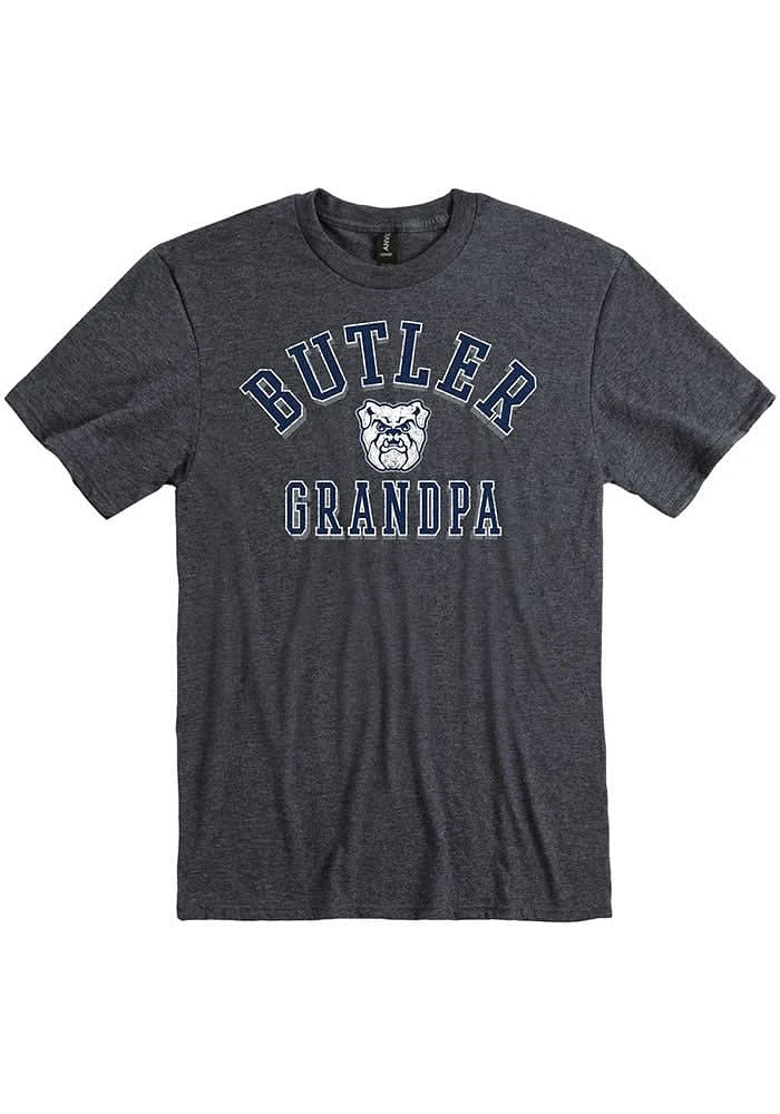 Butler Bulldogs Charcoal Grandpa Number One Short Sleeve T Shirt