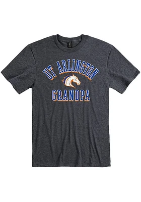 UTA Mavericks Charcoal Grandpa Number One Short Sleeve T Shirt