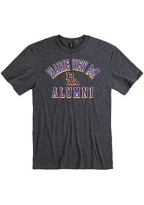 Prairie View A&M Panthers Charcoal Alumni Number One Short Sleeve T Shirt