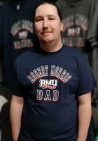 Robert Morris Colonials Navy Blue Dad Number One Short Sleeve T Shirt