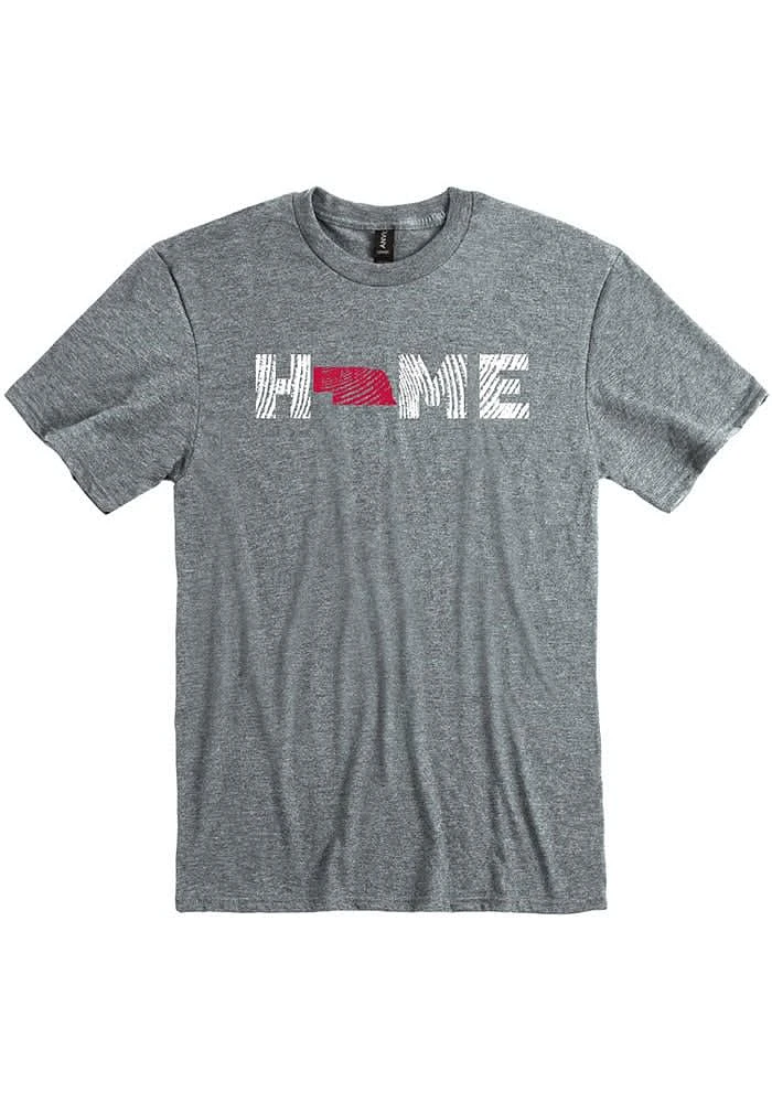 Nebraska Graphite HOME Short Sleeve Fashion T Shirt