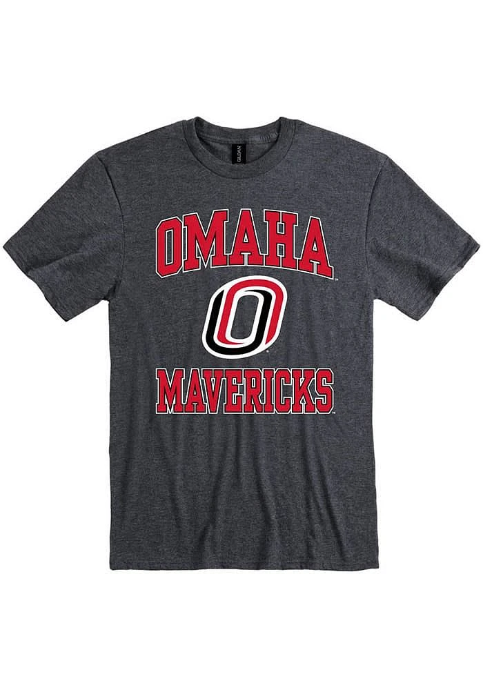 UNO Mavericks Charcoal Number One Design Short Sleeve T Shirt