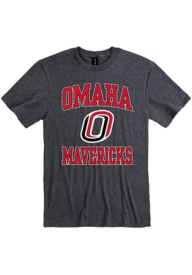 UNO Mavericks Charcoal Number One Design Short Sleeve T Shirt