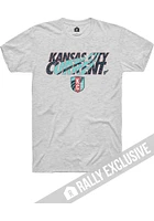 Rally KC Current Ash Wordmark Wave Short Sleeve T Shirt