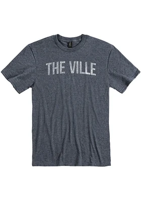 Louisville Navy Blue The Ville Short Sleeve Fashion T Shirt