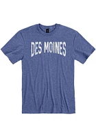 Des Moines Arch Wordmark Short Sleeve Fashion T Shirt
