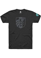 Rally KC Current Black TONAL LOGO Short Sleeve Fashion T Shirt