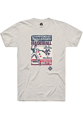 Rally Kansas City Monarchs Oatmeal Game Poster Short Sleeve Fashion T Shirt