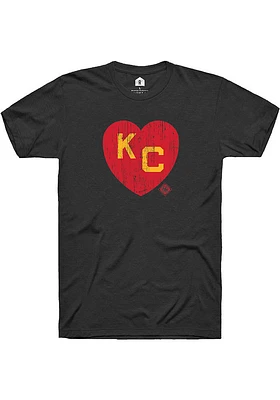 Rally Kansas City Monarchs Heart Short Sleeve Fashion T Shirt
