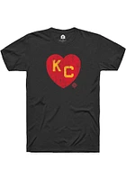 Rally Kansas City Monarchs Heart Short Sleeve Fashion T Shirt