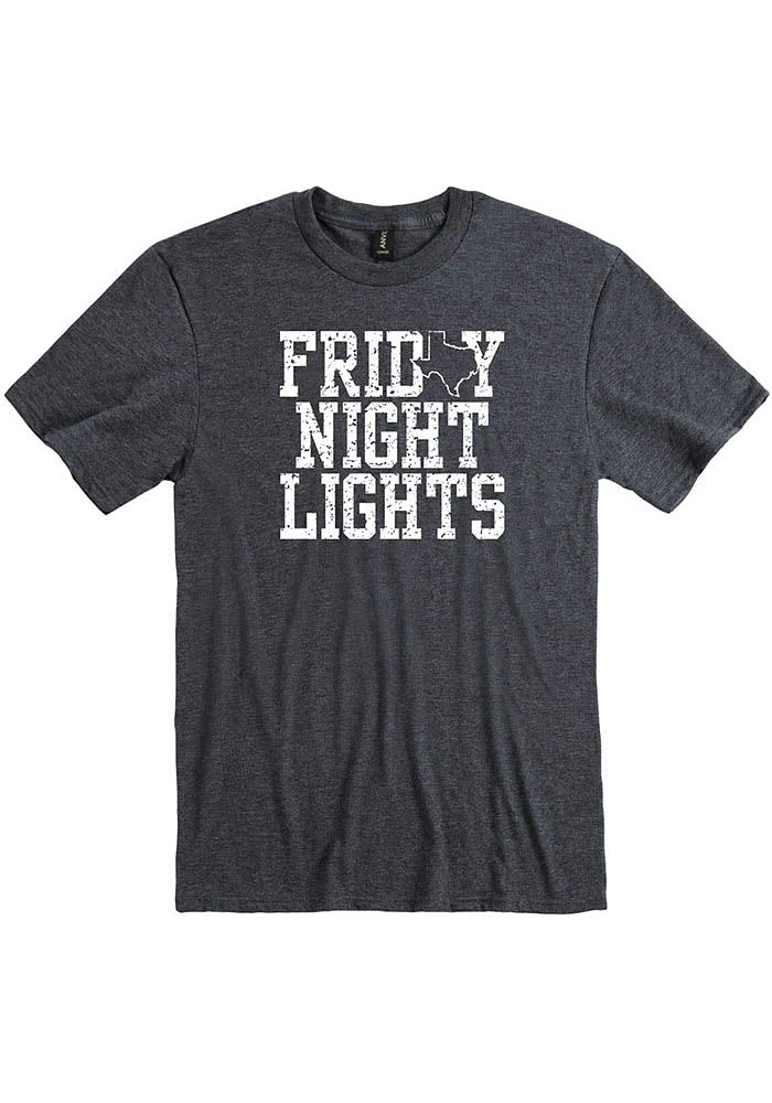 Texas Dark Grey Friday Night Lights Short Sleeve Fashion T Shirt