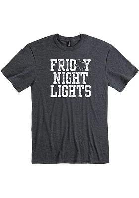 Texas Dark Grey Friday Night Lights Short Sleeve Fashion T Shirt