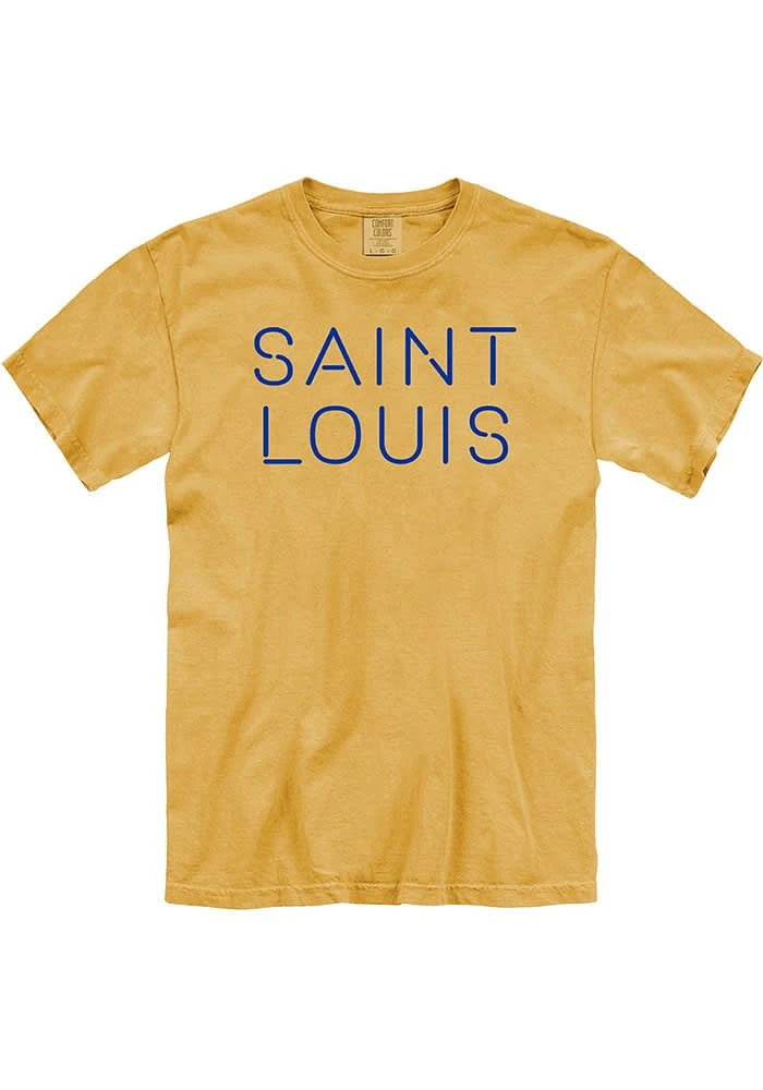 St Louis Gold Disconnected Short Sleeve T Shirt