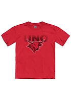 UNO Mavericks Youth Crimson Primary Logo Short Sleeve T-Shirt