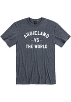 College Station Navy Blue Vs The World Short Sleeve Fashion T Shirt