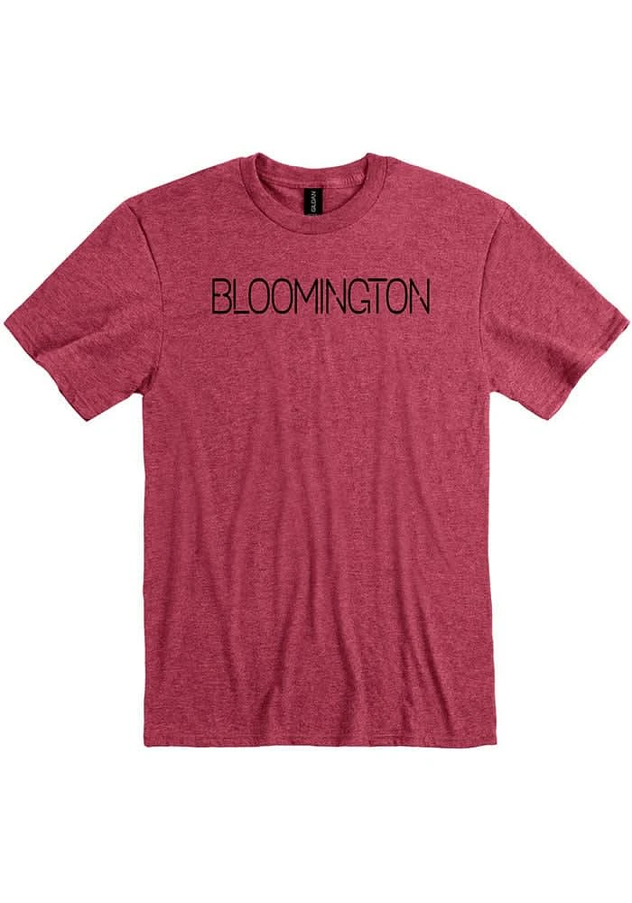 Bloomington Cardinal Disconnected Short Sleeve Fashion T Shirt
