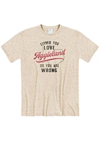 College Station Oatmeal Either You Love Short Sleeve Fashion T Shirt