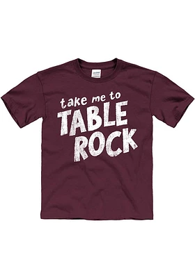Branson Youth Maroon Take Me Short Sleeve T-Shirt