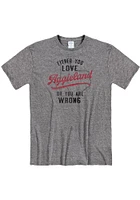 College Station Graphite Either You Love Short Sleeve Fashion T Shirt