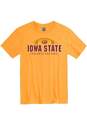 Iowa State Cyclones Gold Football Practice Short Sleeve T Shirt