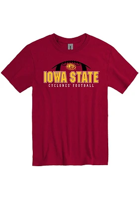 Iowa State Cyclones Cardinal Football Practice Short Sleeve T Shirt