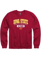 Iowa State Cyclones Mens Crimson Alumni Pill Long Sleeve Crew Sweatshirt