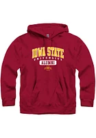 Iowa State Cyclones Mens Crimson Alumni Pill Long Sleeve Hoodie