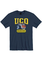 Central Oklahoma Bronchos Navy Blue Basketball Short Sleeve Fashion T Shirt