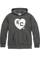 Rally Kansas City Monarchs Mens Heart KC Fashion Hood