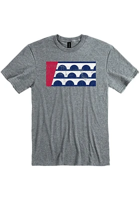 Des Moines Graphite City Flag Short Sleeve Fashion T Shirt