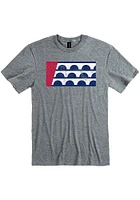 Des Moines Graphite City Flag Short Sleeve Fashion T Shirt