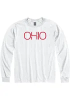 Ohio Grey Disconnected Long Sleeve Fashion T Shirt